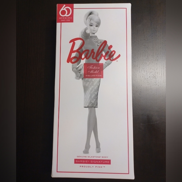 Barbie Signature Proudly Pink Genuine Silkstone Body Doll Mattel FXD50 KLL522 - Picture 2 of 16